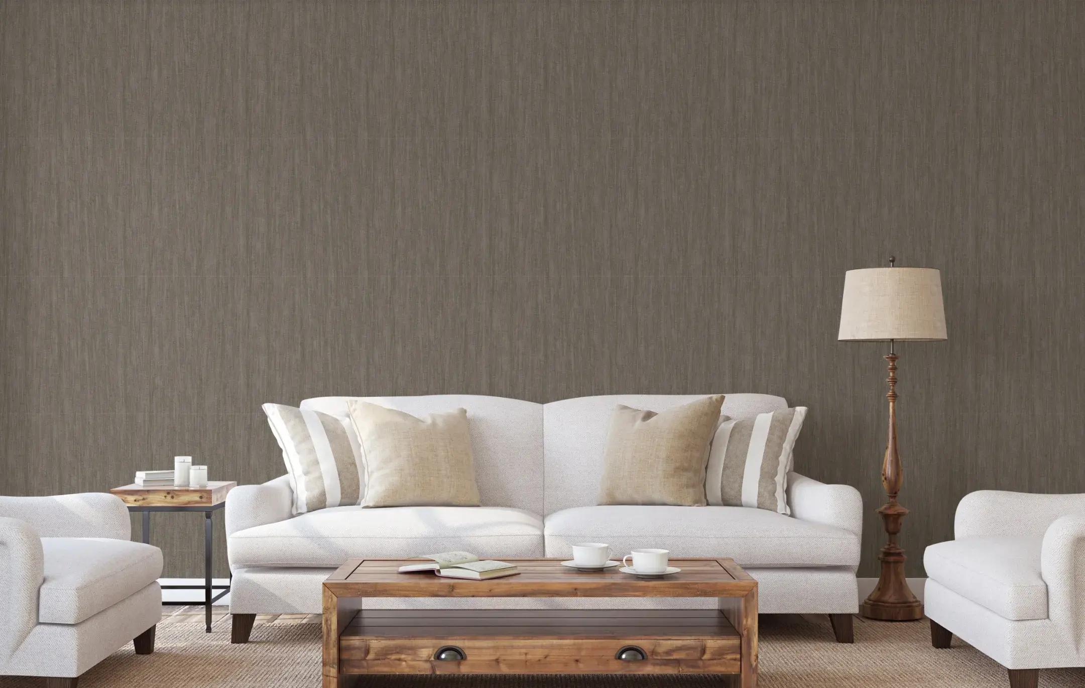 Gray Embossed Wallpaper – Tactile Depth (3700-5)
